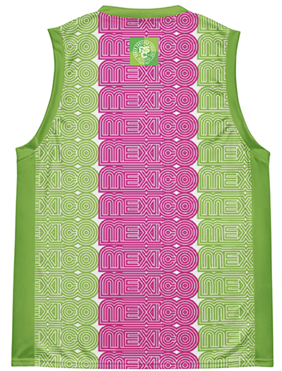 Mexico Basketball Jersey - Original Graphic by Ruben Santiago Creative