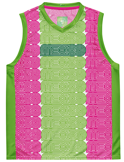 Mexico Basketball Jersey - Original Graphic by Ruben Santiago Creative